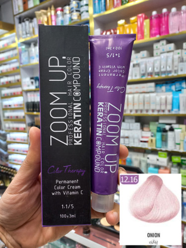 رنگ مو زوم آپ 12.16 پیازی حجم ۱۰۰ میلی لیتر