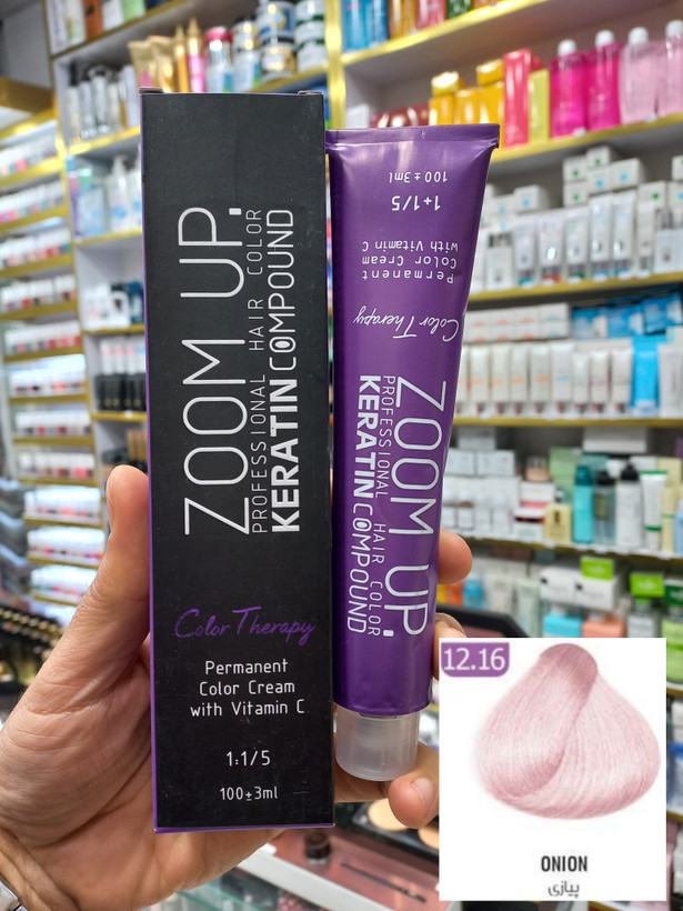 رنگ مو زوم آپ 12.16 پیازی حجم ۱۰۰ میلی لیتر