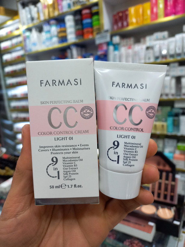 سی سی کرم فارماسی 01 LIGHT حجم 50 میلی لیتر