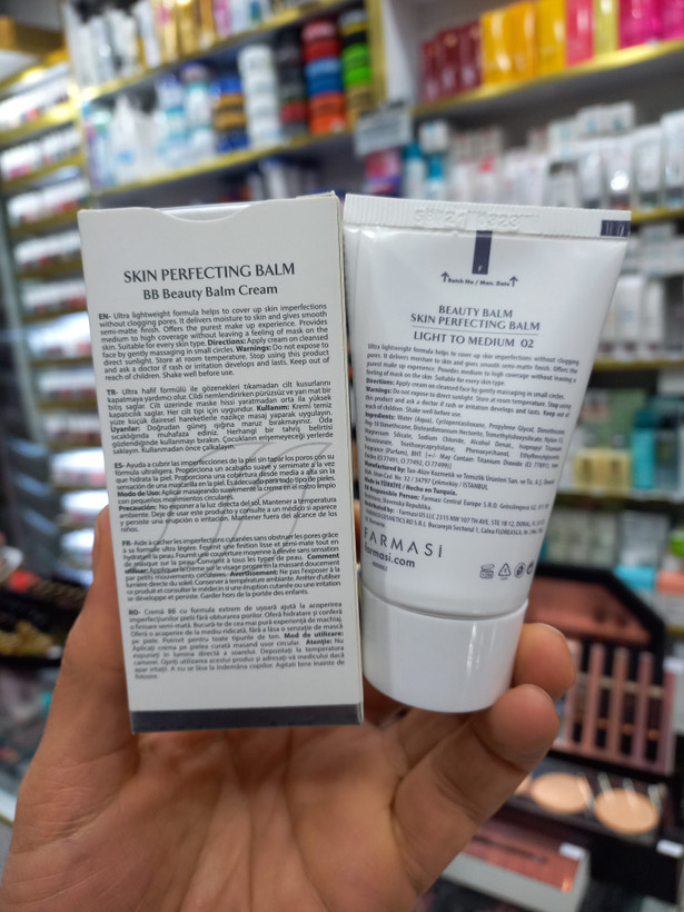 بی بی کرم فارماسی 02 LIGHT TO MEDIUM حجم 50 میلی لیتر