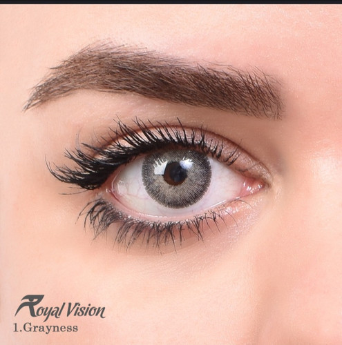 لنز چشم رنگی رویال ویژن 1 Grayness
