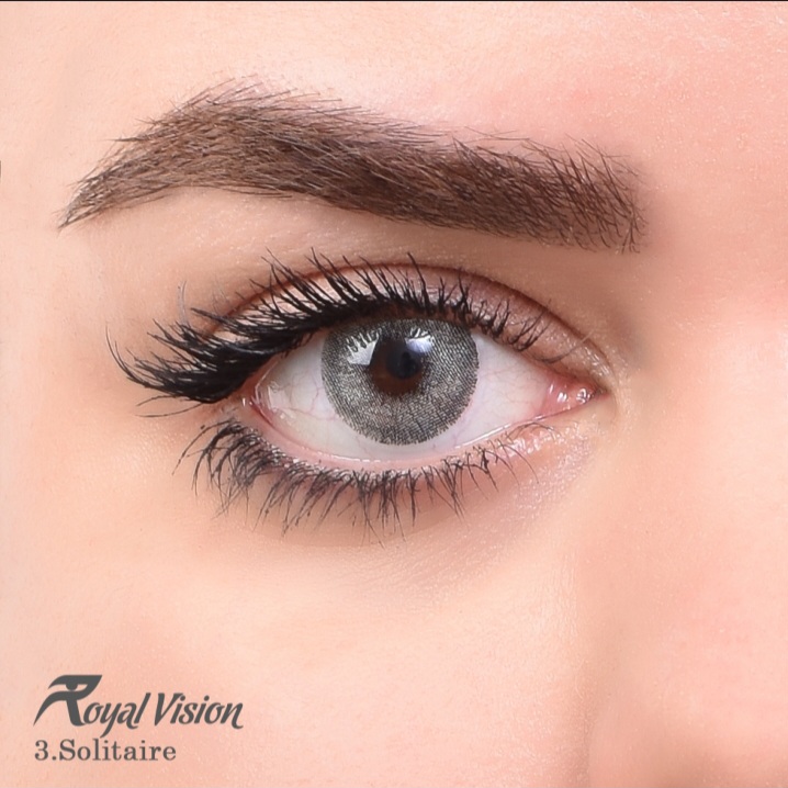 لنز چشم رنگی رویال ویژن 3-Solitaira