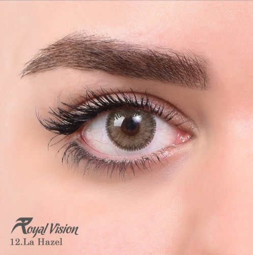 لنز چشم رنگی رویال ویژن 12-La Hazel