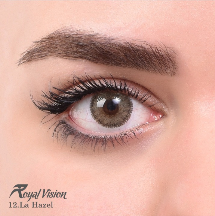 لنز چشم رنگی رویال ویژن 12-La Hazel