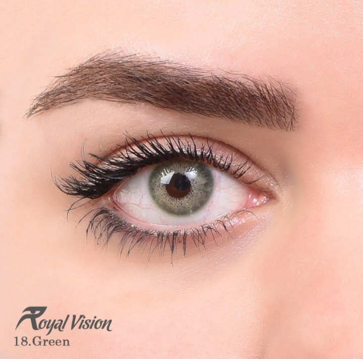 لنز چشم رنگی رویال ویژن 18-Green