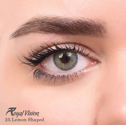 لنز چشم رنگی رویال ویژن 25-Lemon Shaped