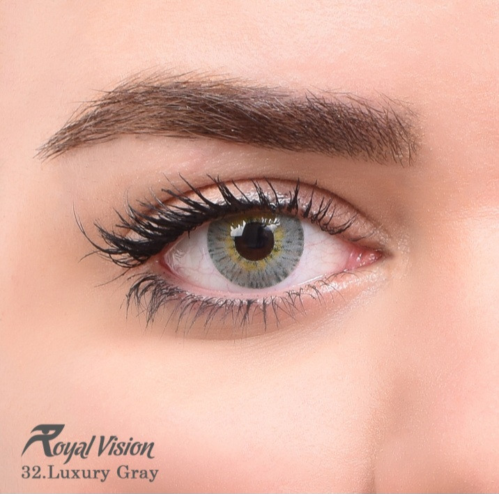 لنز چشم رنگی رویال ویژن 32-Luxury Gray