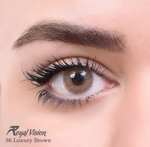 لنز چشم رنگی رویال ویژن 36-Luxury Brown