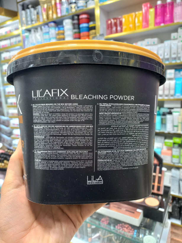 پودر دکلره لیلافیکس رنگ سفید (lilafix bleach powder) وزن 2 کیلویی