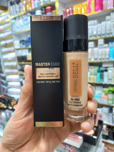 کرم پودر 24 ساعته فول کاور اورجینال بل 110 IVORY مدل Master Studio حجم 30 میلی لیتر