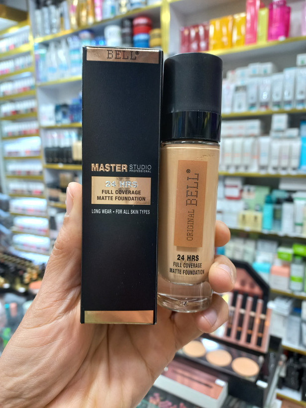 کرم پودر 24 ساعته فول کاور اورجینال بل 120 GOLDEN VANILLA مدل Master Studio حجم 30 میلی لیتر