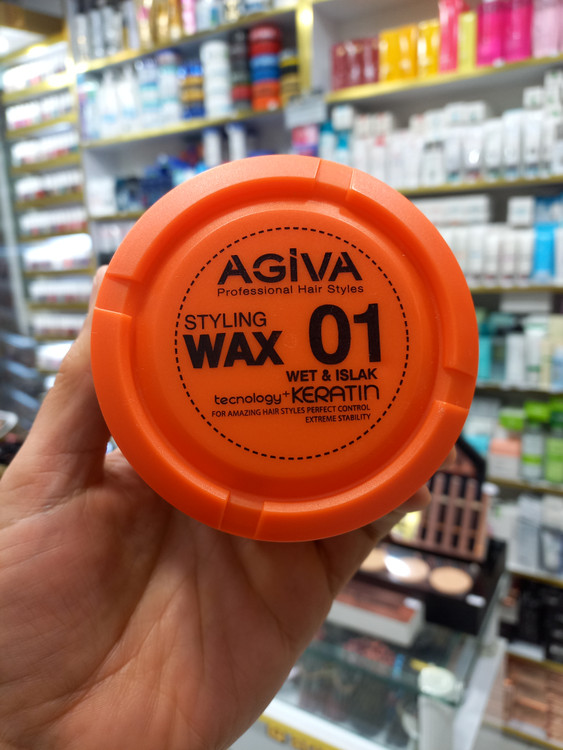 واکس موی نارنجی اگیوا شماره 01 مدل Wet & Islak حجم 175میلی لیتر