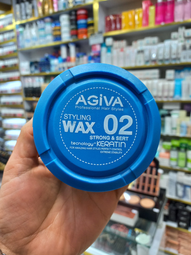 واکس موی آبی آگیوا 02 مدل Strong & Sert حجم 175 میلیلیتر