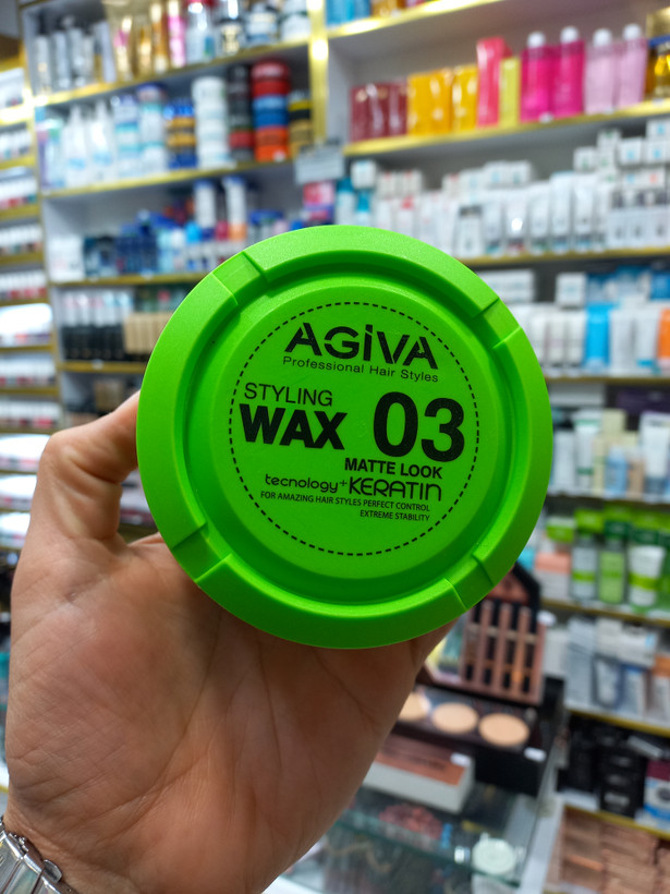 واکس موی آگیوا 03 سبز مدل Matte Look حجم 175 میلیلیتر