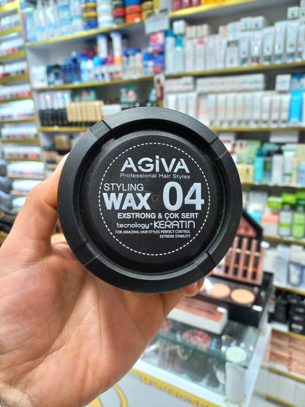 واکس موی مشکی آگیوا 04 مدل Extrong & Cok sert حجم 175 میلیلیتر