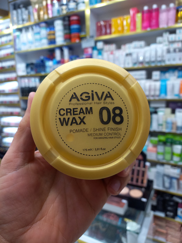 واکس موی طلایی آگیوا شماره 8 مدل Cream WAX حجم 175 میلیلیتر
