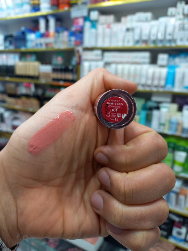 رژگونه مایع گلدن رز مدل Smart Cheek شماره 101 حجم 6 میلیلیتر