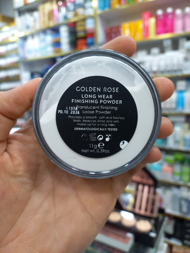 پودر فیکس گلدن رز (پودر تثبیت کننده آرایش گلدن رز) حجم 11گرمی