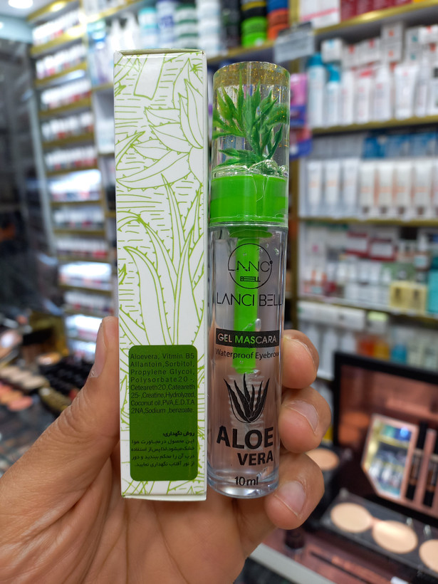 ژل ابرو ضد آب لنسی بل مدل Aloe Vera حجم 14 میلی لیتر