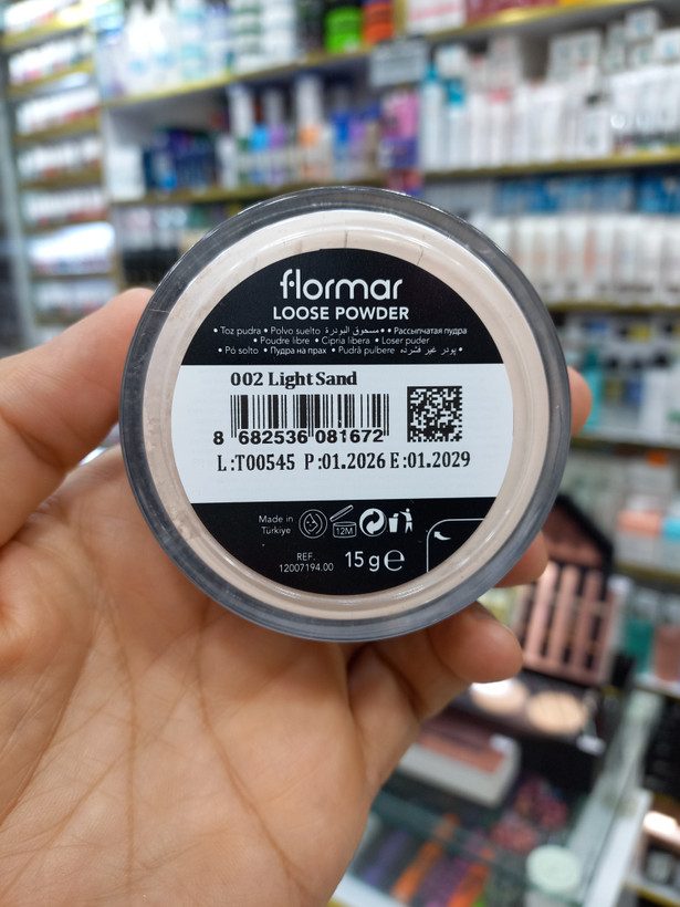 پودر فیکس فلورمار رنگی شماره 002 Light sand حجم 15 گرمی