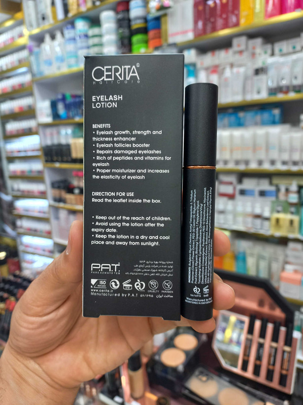 محلول تقویت مژه سریتا (Cerita Eyelash Lotion) 8 میلیلیتر افزایش رشد و پرپشت شدن مژه