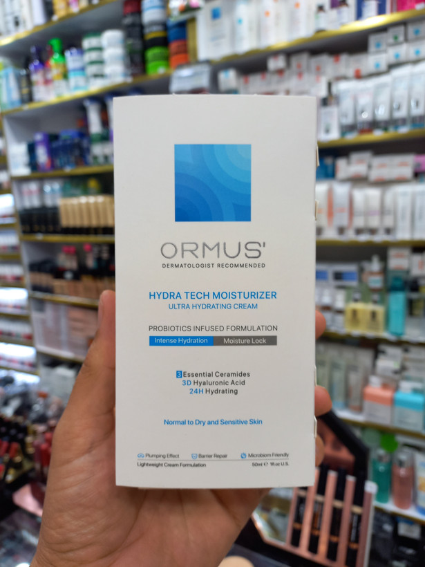 کرم آبرسان و مرطوب کننده اورموس مدل Hydra Tech Moisturizer حجم ۵۰ میلیلیتر | مناسب پوست نرمال، خشک و حساس
