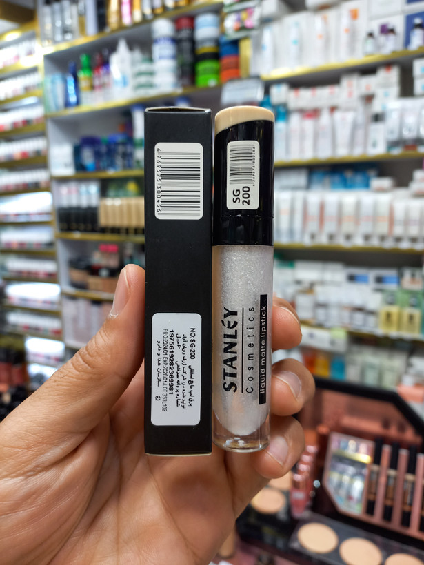 برق لب مایع استنلی شماره رنگ SG_200 حجم ۶ میلیلیتر | براقکننده لب با جلوه شیشهای، آبرسان و ماندگاری بالا