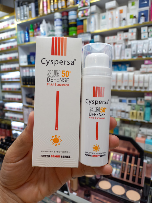 ضد آفتاب فلوئیدی سیسپرسا Sun Defence SPF50 حجم ۵۰ml | محافظت قوی UVA/UVB مناسب انواع پوست