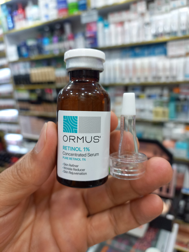 سرم رتینول ۱٪ اورموس ORmus حجم ۳۰ میلیلیتر | ضد چروک، جوانساز و بازسازیکننده پوست